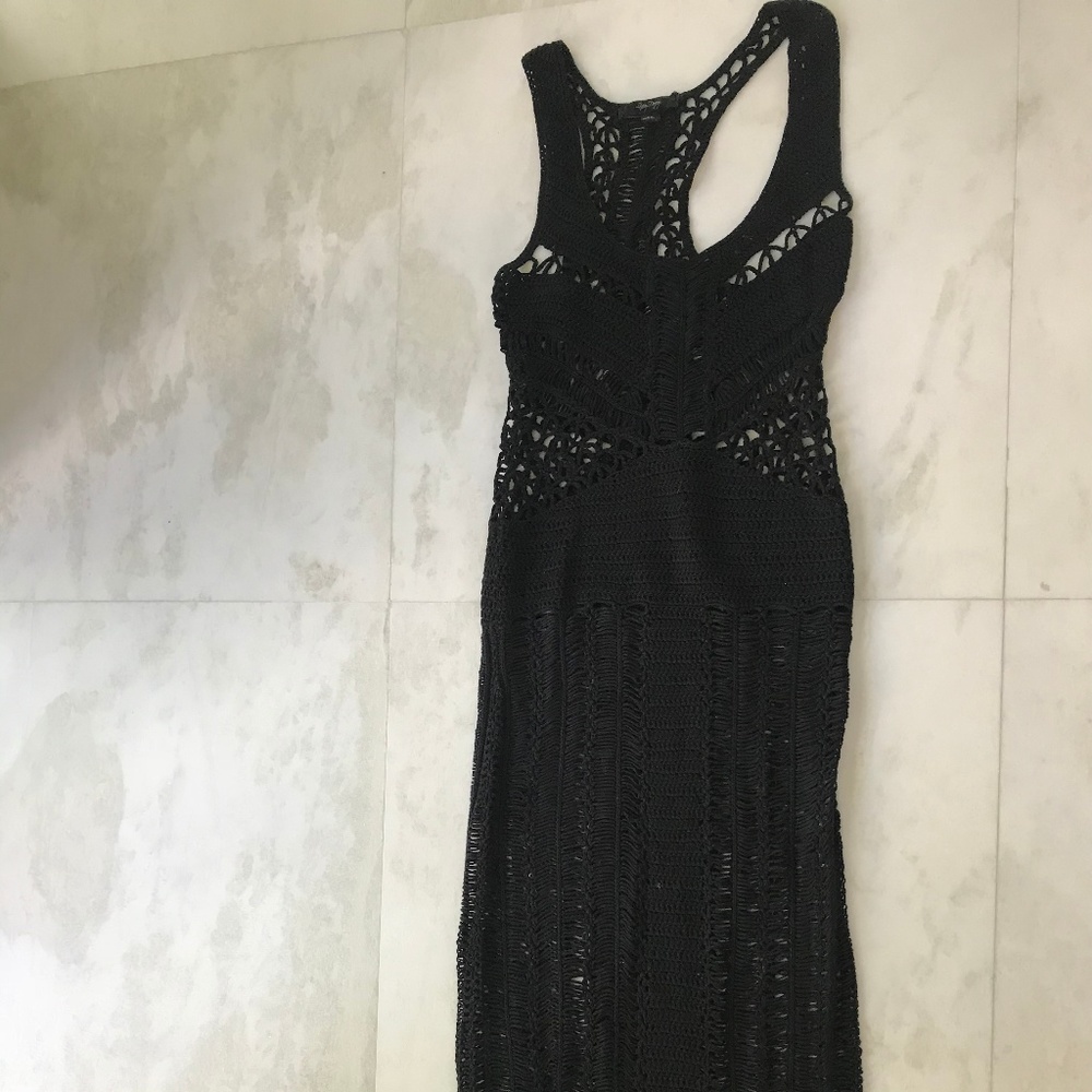 Black Mesh Coverup